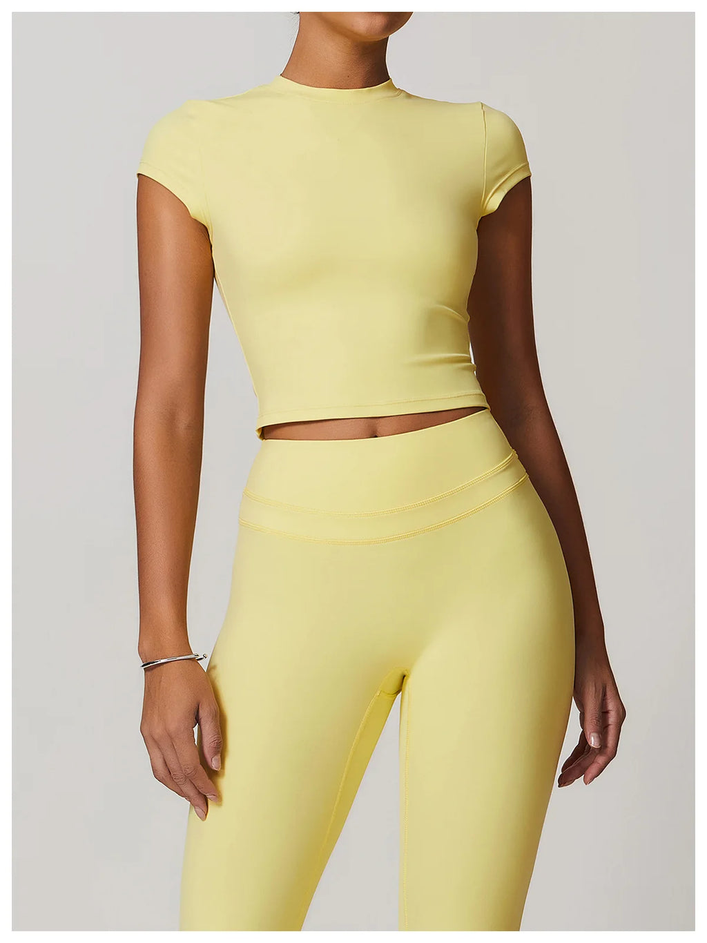 Fitness Sports T-Shirts Short Sleeve Gym Shirt Female Workout Gym Clothes Push Up Quick Dry Running Tops Tights Yoga Shirts