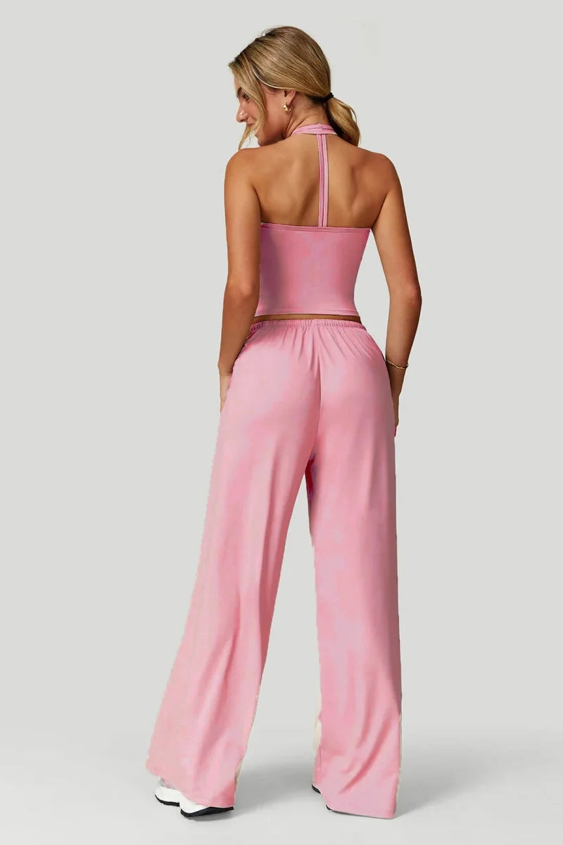 Women's Wide-Leg Tracksuit Set