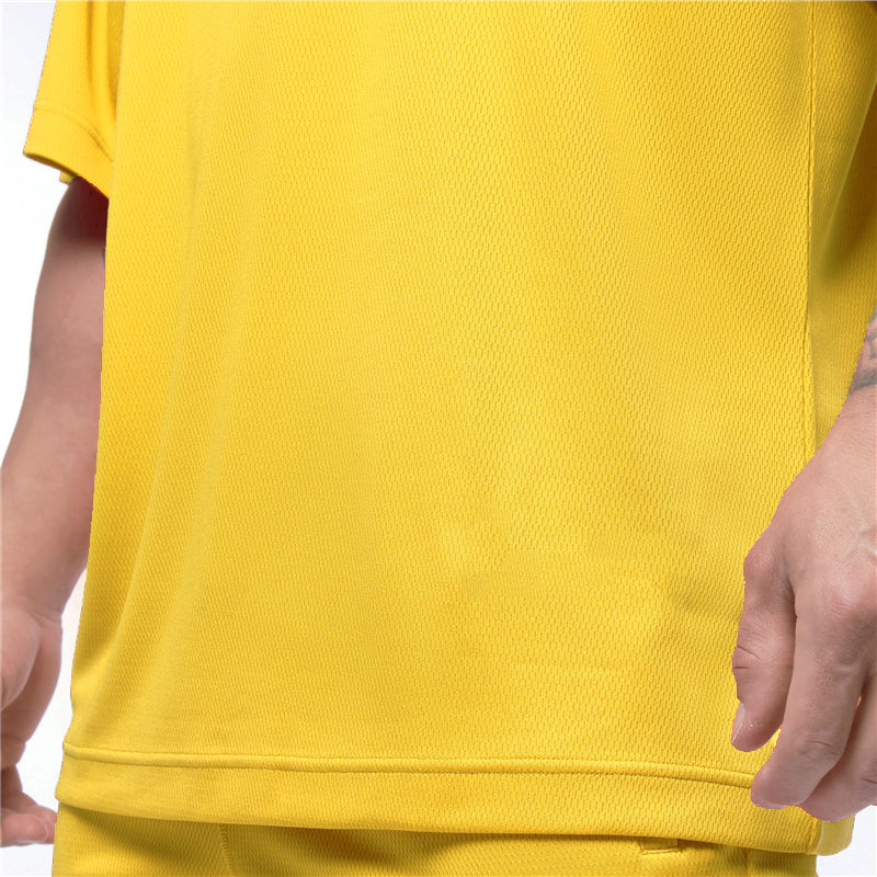 Men's Moisture Wicking Oversized Loose T-Shirt Summer Mesh Quick Dry Sports Fitness Short Sleeve Tops Gym Running Training Tees