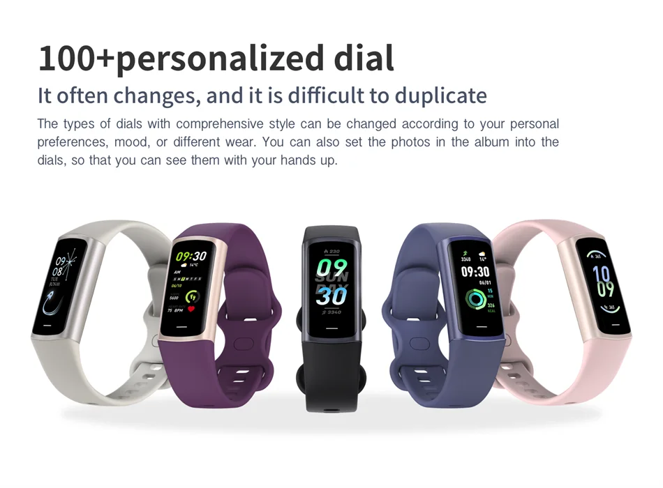2025 Sport Smart Bracelet Fitness Tracker For Man Women Band Waterproof Connected Phone Tracker Men Smart Watch For Android ios