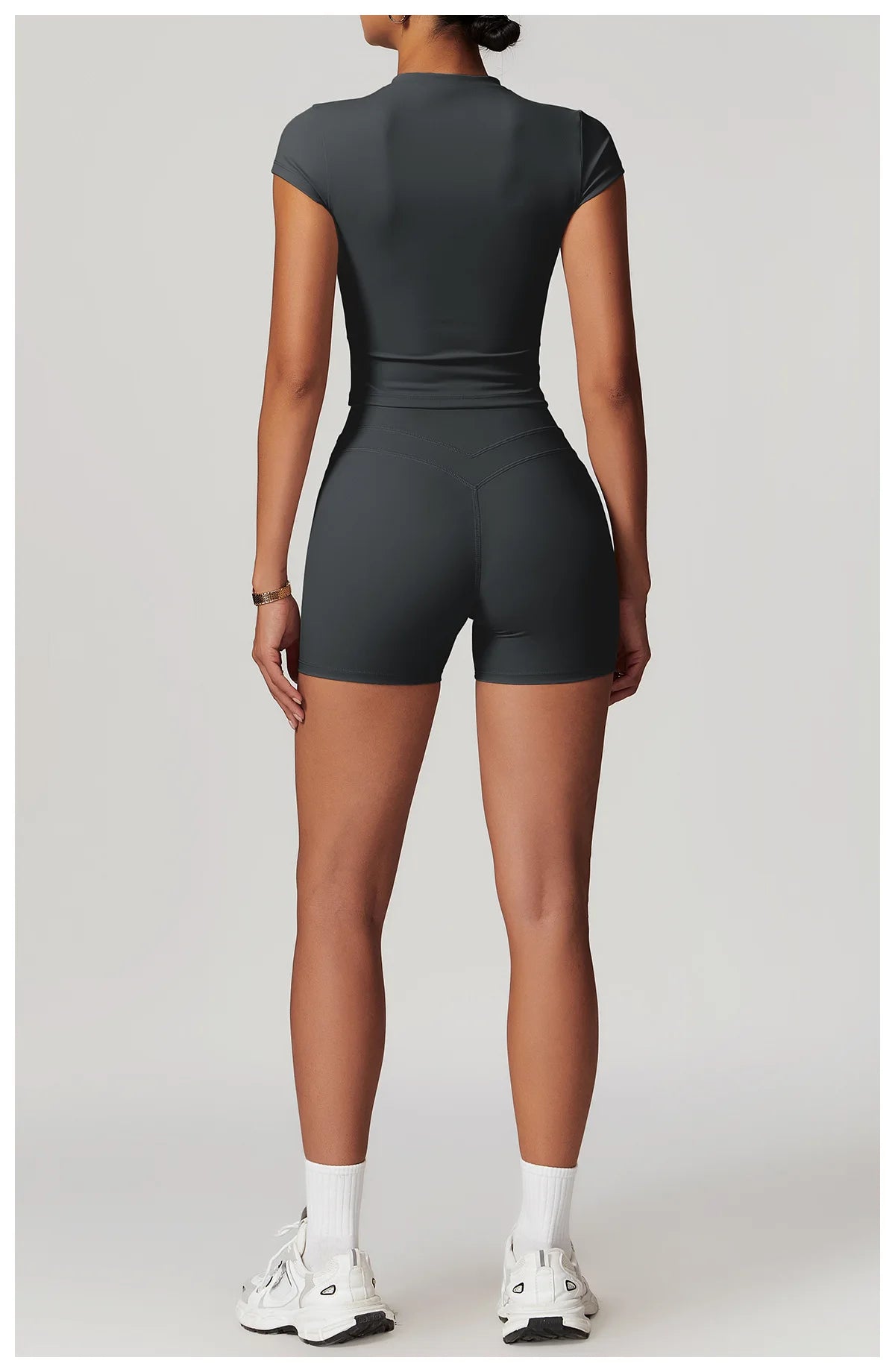 Fitness Sports T-Shirts Short Sleeve Gym Shirt Female Workout Gym Clothes Push Up Quick Dry Running Tops Tights Yoga Shirts