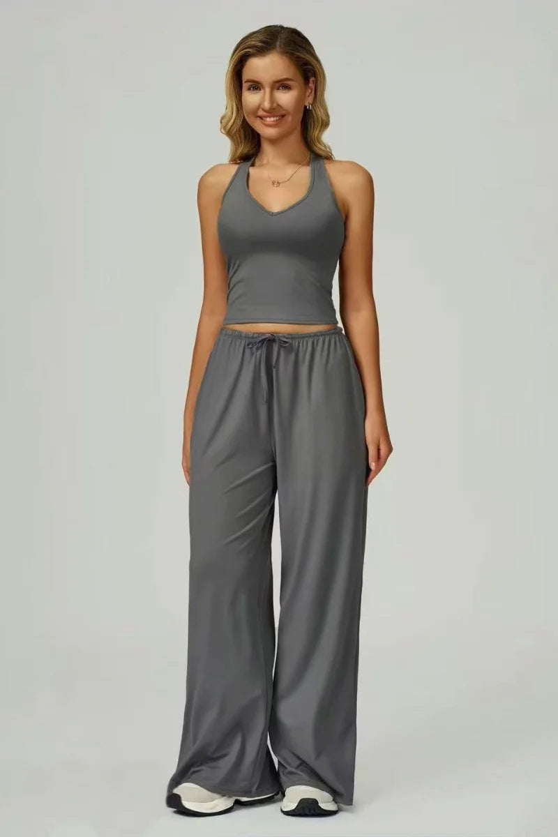 Women's Wide-Leg Tracksuit Set