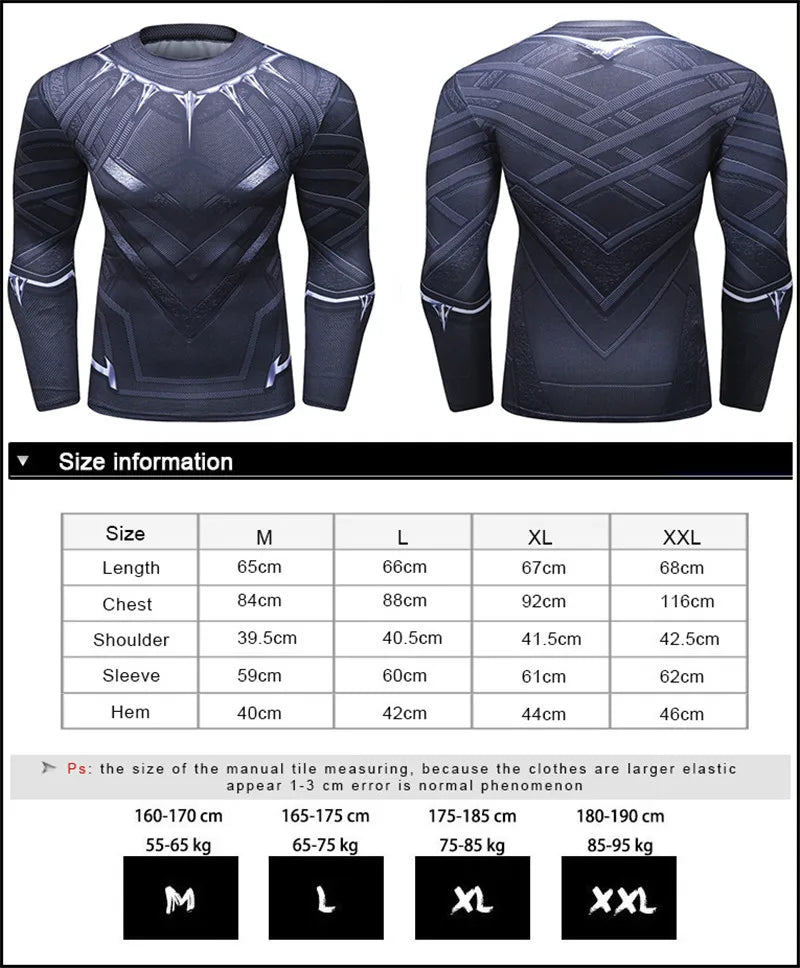 Men's Compression Rashguard Set