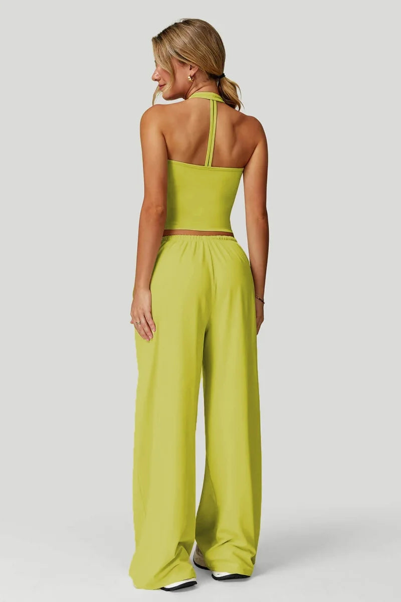 Women's Wide-Leg Tracksuit Set