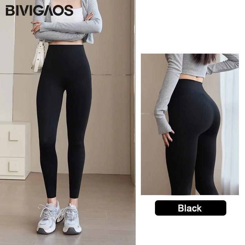 Women's High-Waist Sharkskin Leggings