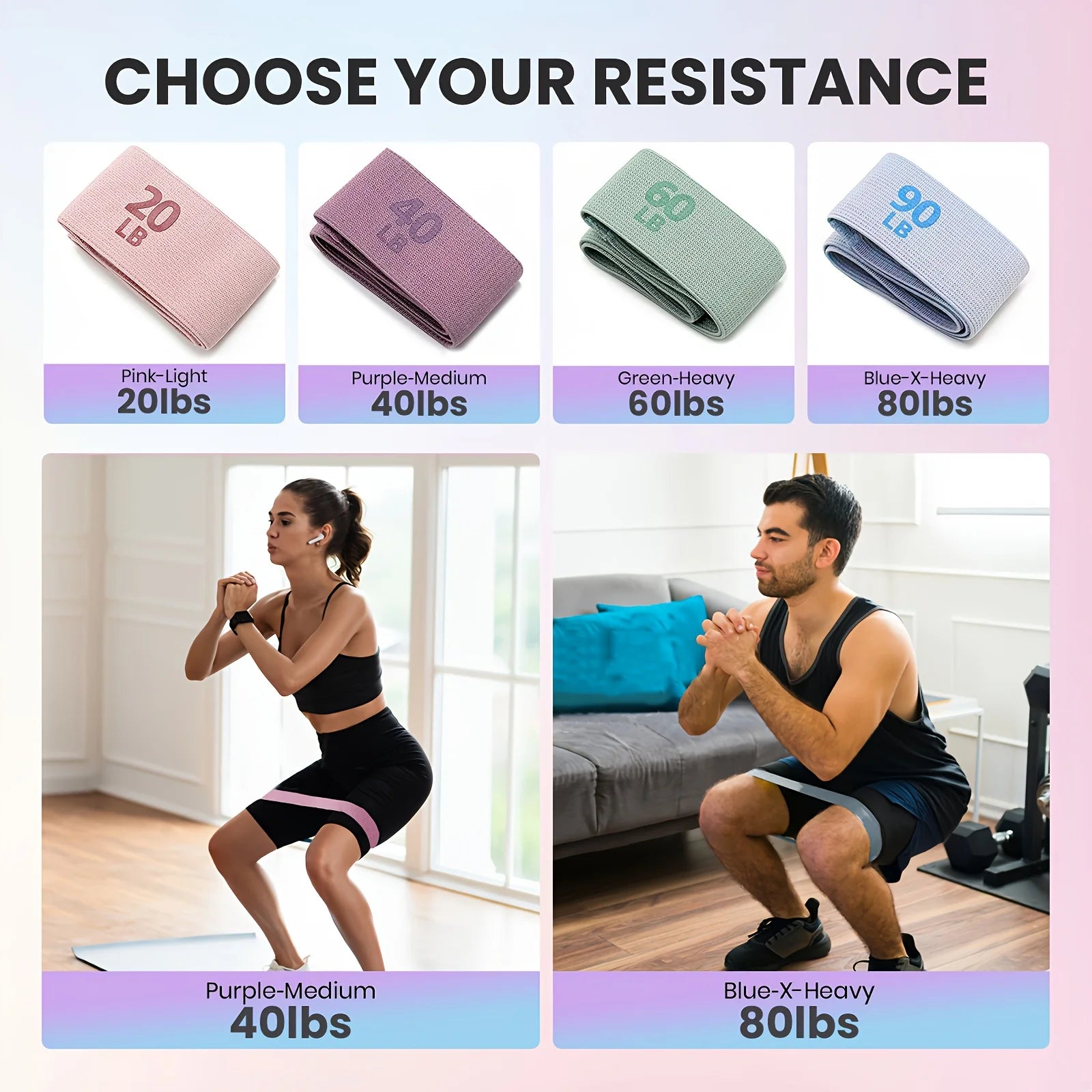 1Pc/4Pcs Fitness Resistance Bands with Weights, Suitable for Core Strength, Pilates, Yoga and Full Body Workouts, Portable Fitness Kit, the Best Choice for Yoga Rooms and Gym Workouts