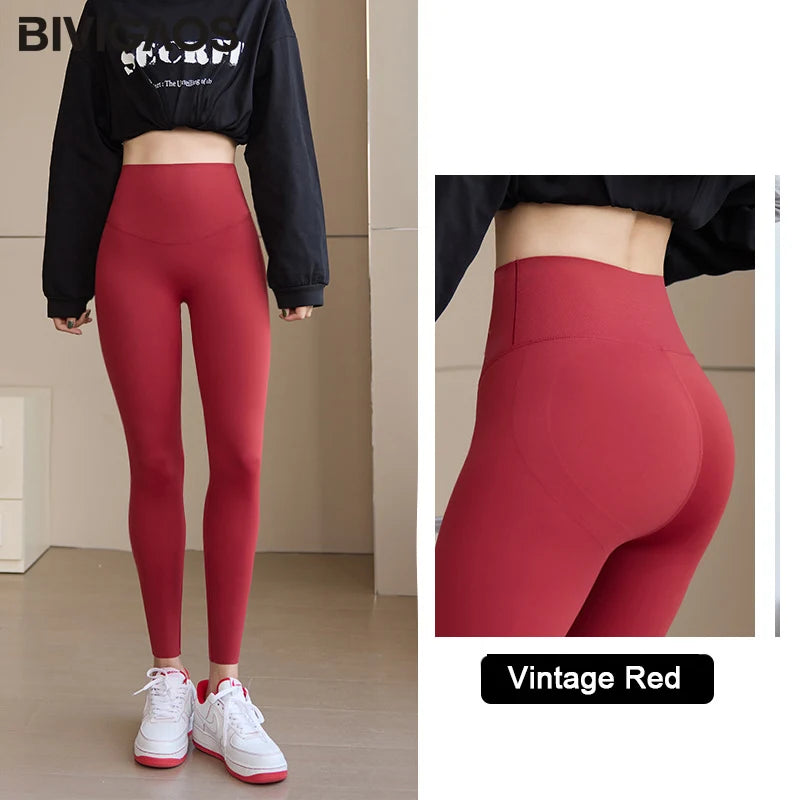 Women's High-Waist Sharkskin Leggings