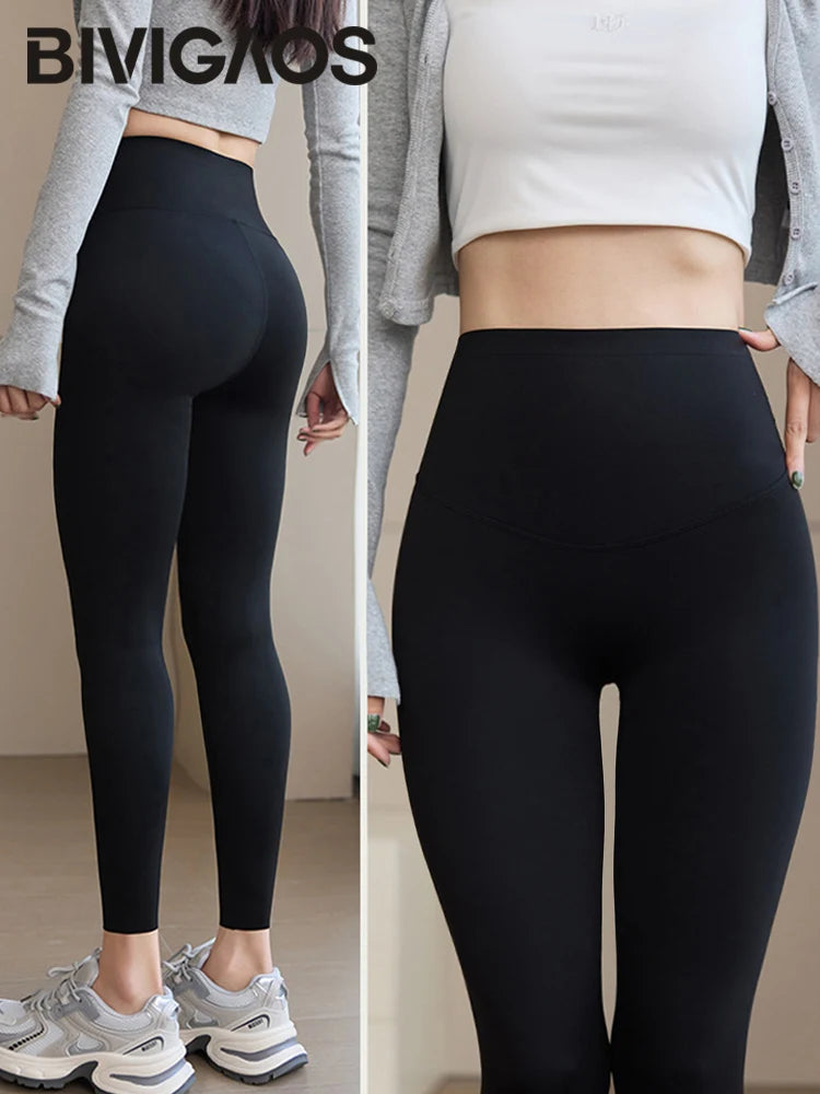 Women's High-Waist Sharkskin Leggings