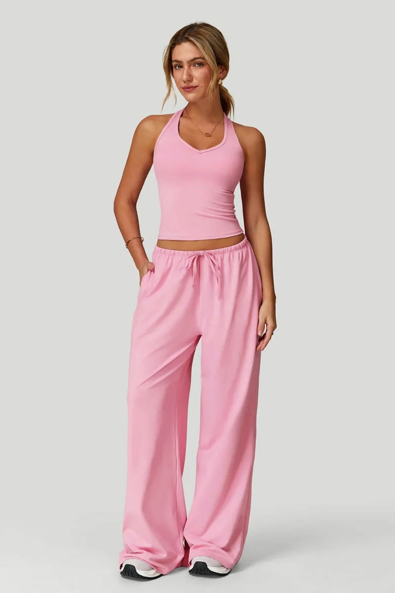 Women's Wide-Leg Tracksuit Set