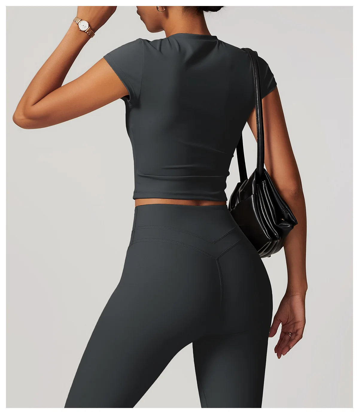 Fitness Sports T-Shirts Short Sleeve Gym Shirt Female Workout Gym Clothes Push Up Quick Dry Running Tops Tights Yoga Shirts