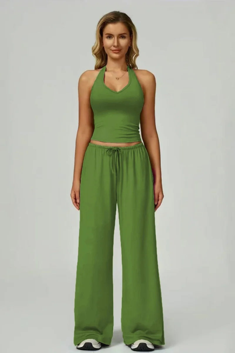 Women's Wide-Leg Tracksuit Set