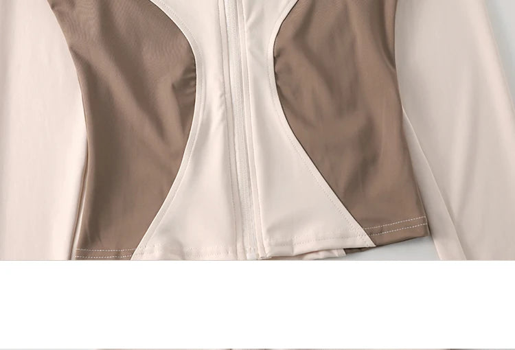 Women's Long Sleeve Zip-Up Workout Jacket