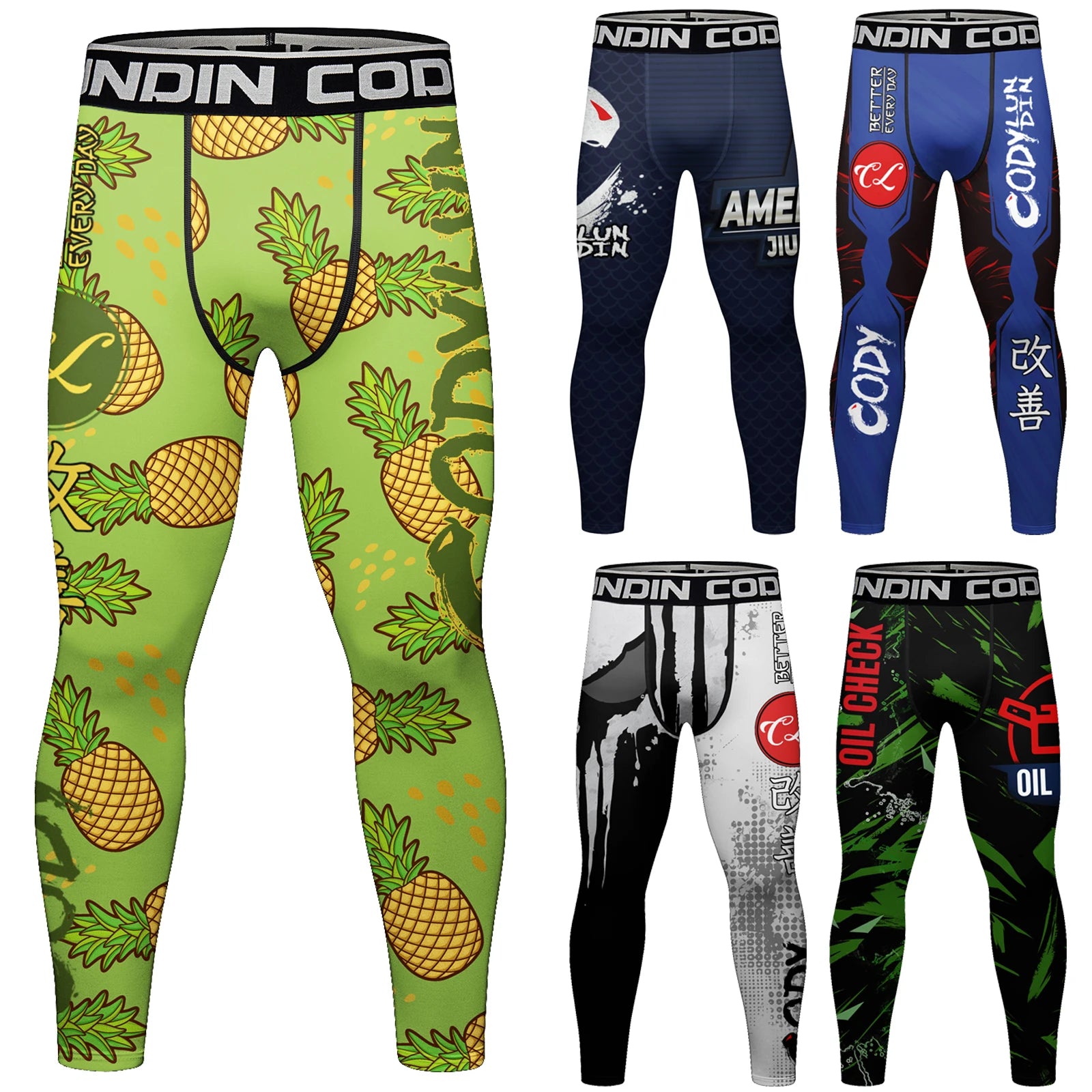 Sportswear Base Layer Camouflage Compression Running Tights Men Soccer Training Fitness Leggings Quick Dry Gym Jogging Wear