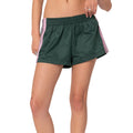 Women's Summer Shorts Side Stripe Print Elastic Waist Loose Workout Short Pants Casual Fitness Clothes