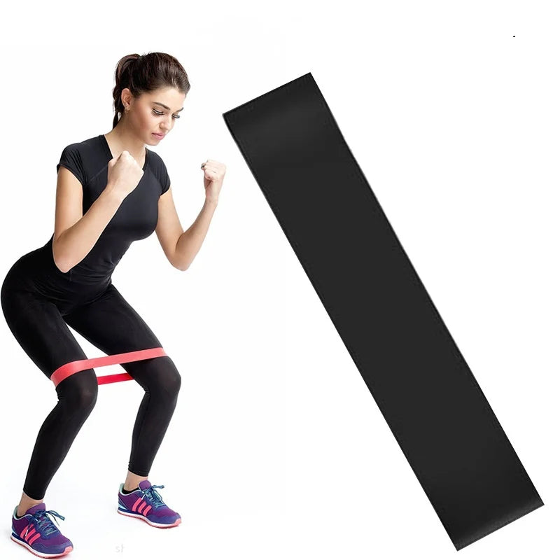 Various Color Yoga Sport Resistance Bands gym equipment TPE Home Fitness Elastic Bands Pilates strength training   workout