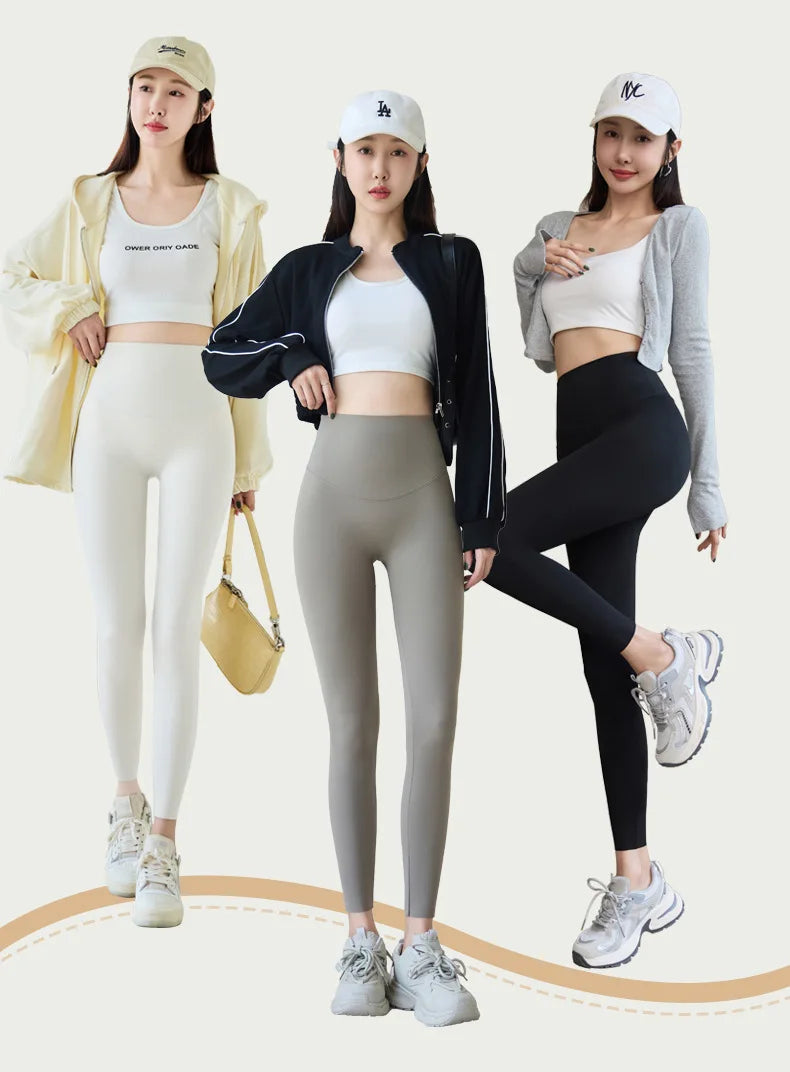 Women's High-Waist Sharkskin Leggings
