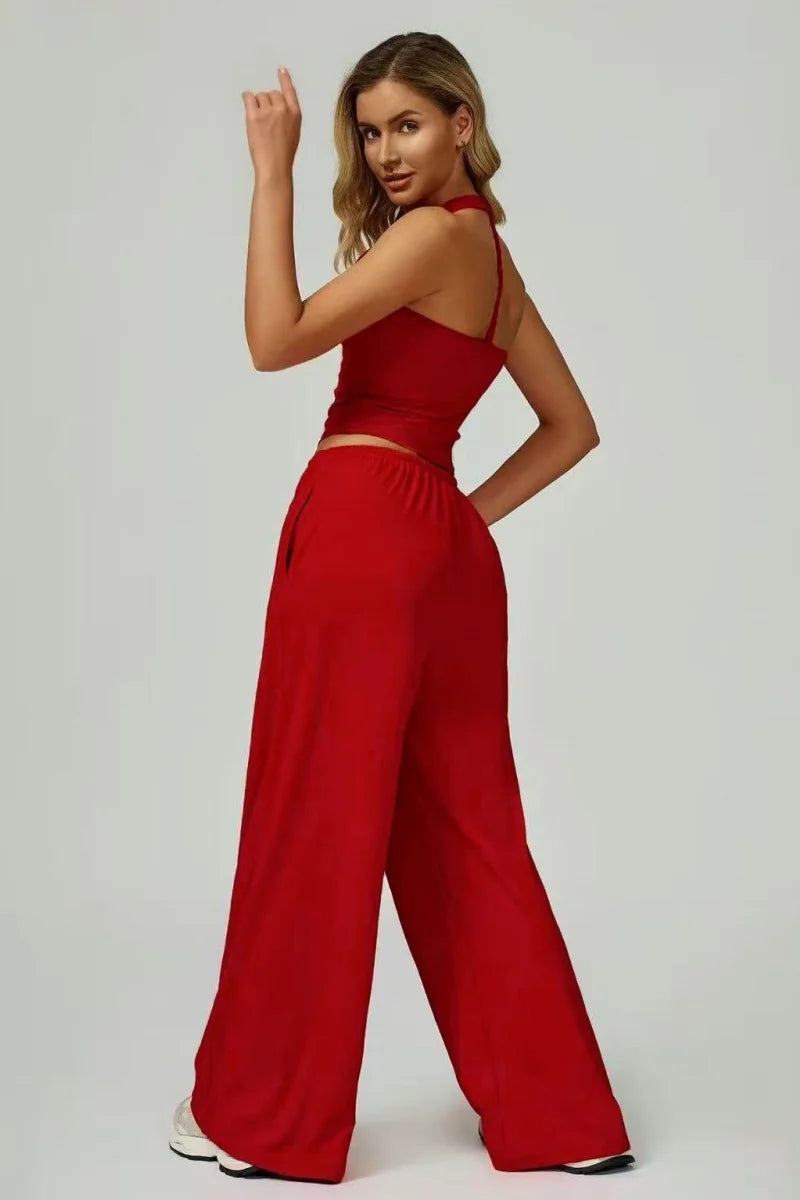 Women's Wide-Leg Tracksuit Set