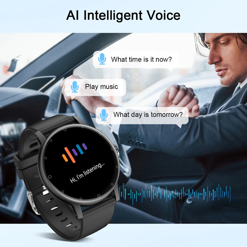 LIGE Bluetooth Call Smart Watch Men Outdoor Sports Fitness Watches Health Monitor Waterproof For Android IOS Smartwatch Women