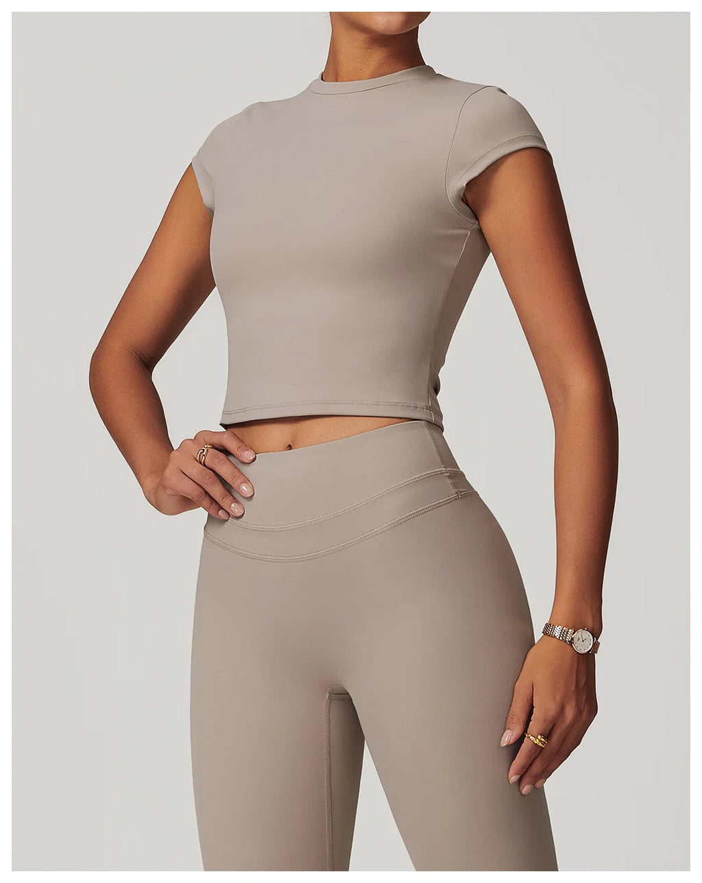 Fitness Sports T-Shirts Short Sleeve Gym Shirt Female Workout Gym Clothes Push Up Quick Dry Running Tops Tights Yoga Shirts