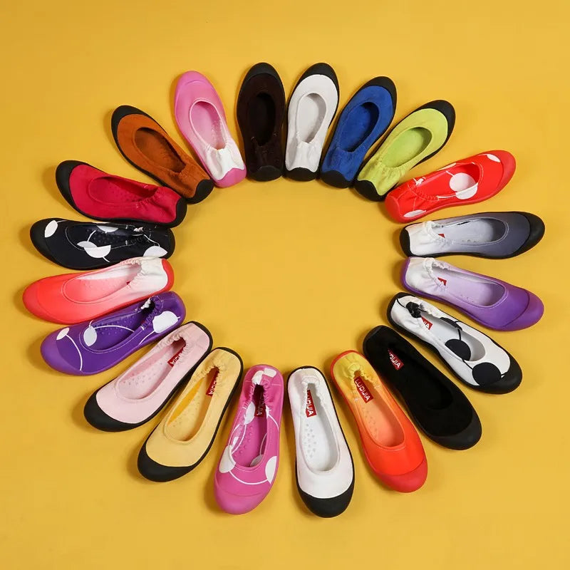 RYAMAG Women Shoes Outdoor Casual Sneakers Yoga Dance Shoes Fitness Shoes Comfortable Lightweight Loafers Slipon Sporting Flats