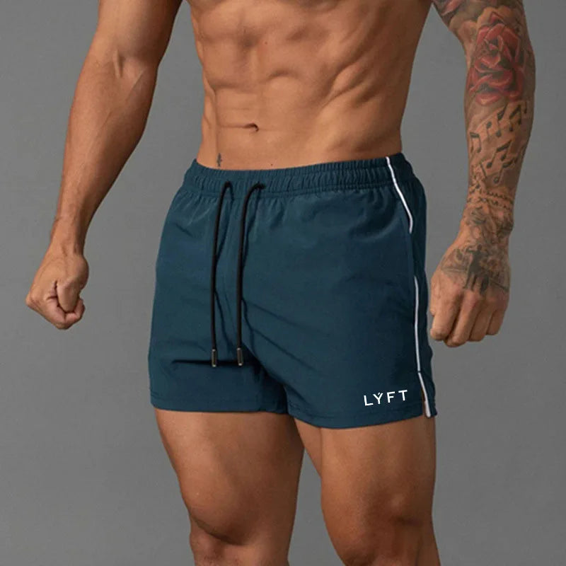 Men Summer Beach GYM Fitness Single Layer Shorts Running Quick Drying Breathable Sports Shorts Workout Casual Jogging Bottoms