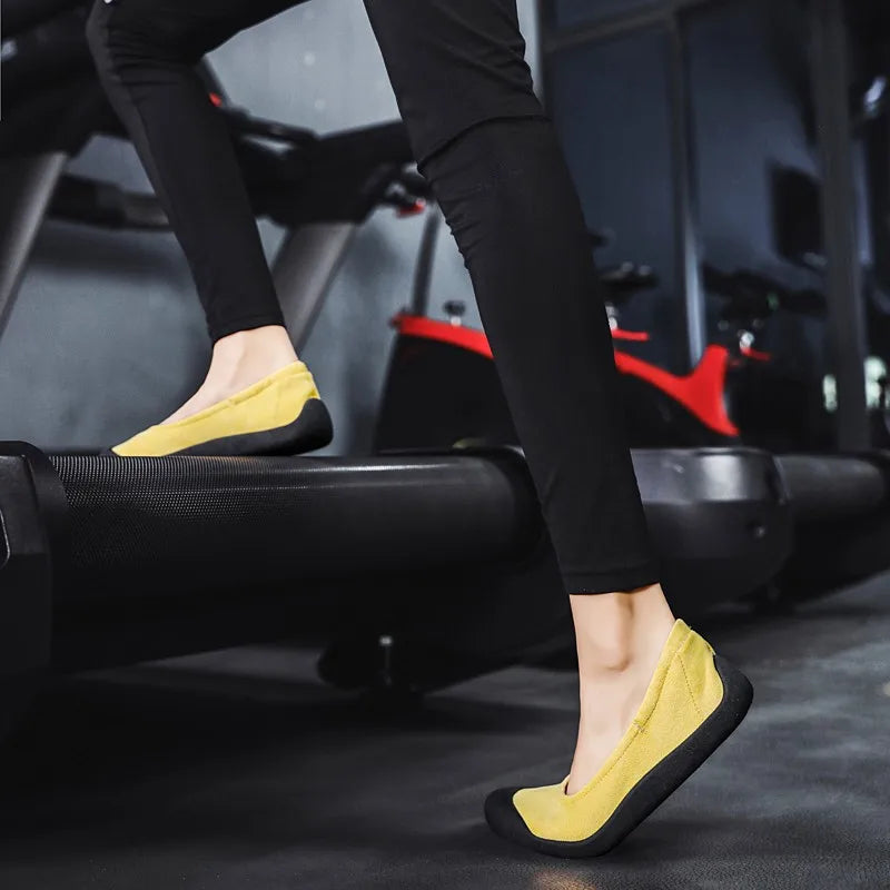 RYAMAG Women Shoes Outdoor Casual Sneakers Yoga Dance Shoes Fitness Shoes Comfortable Lightweight Loafers Slipon Sporting Flats