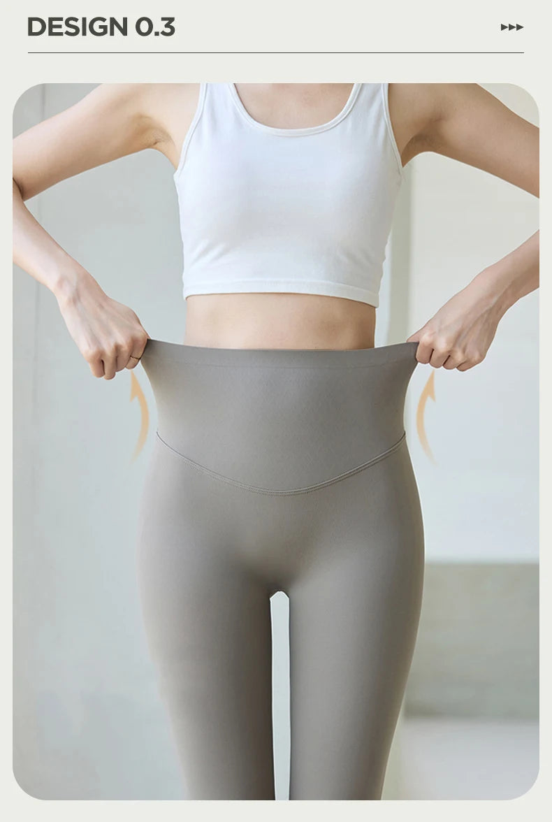 Women's High-Waist Sharkskin Leggings
