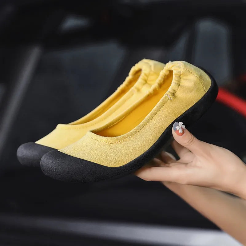 RYAMAG Women Shoes Outdoor Casual Sneakers Yoga Dance Shoes Fitness Shoes Comfortable Lightweight Loafers Slipon Sporting Flats