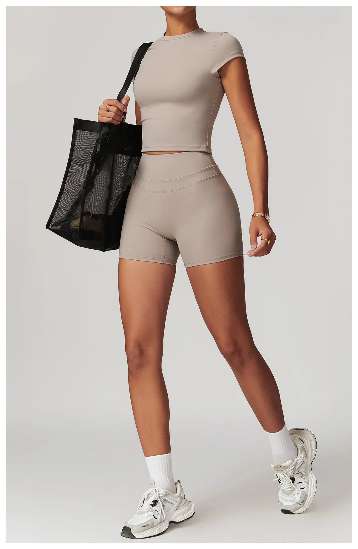 Fitness Sports T-Shirts Short Sleeve Gym Shirt Female Workout Gym Clothes Push Up Quick Dry Running Tops Tights Yoga Shirts