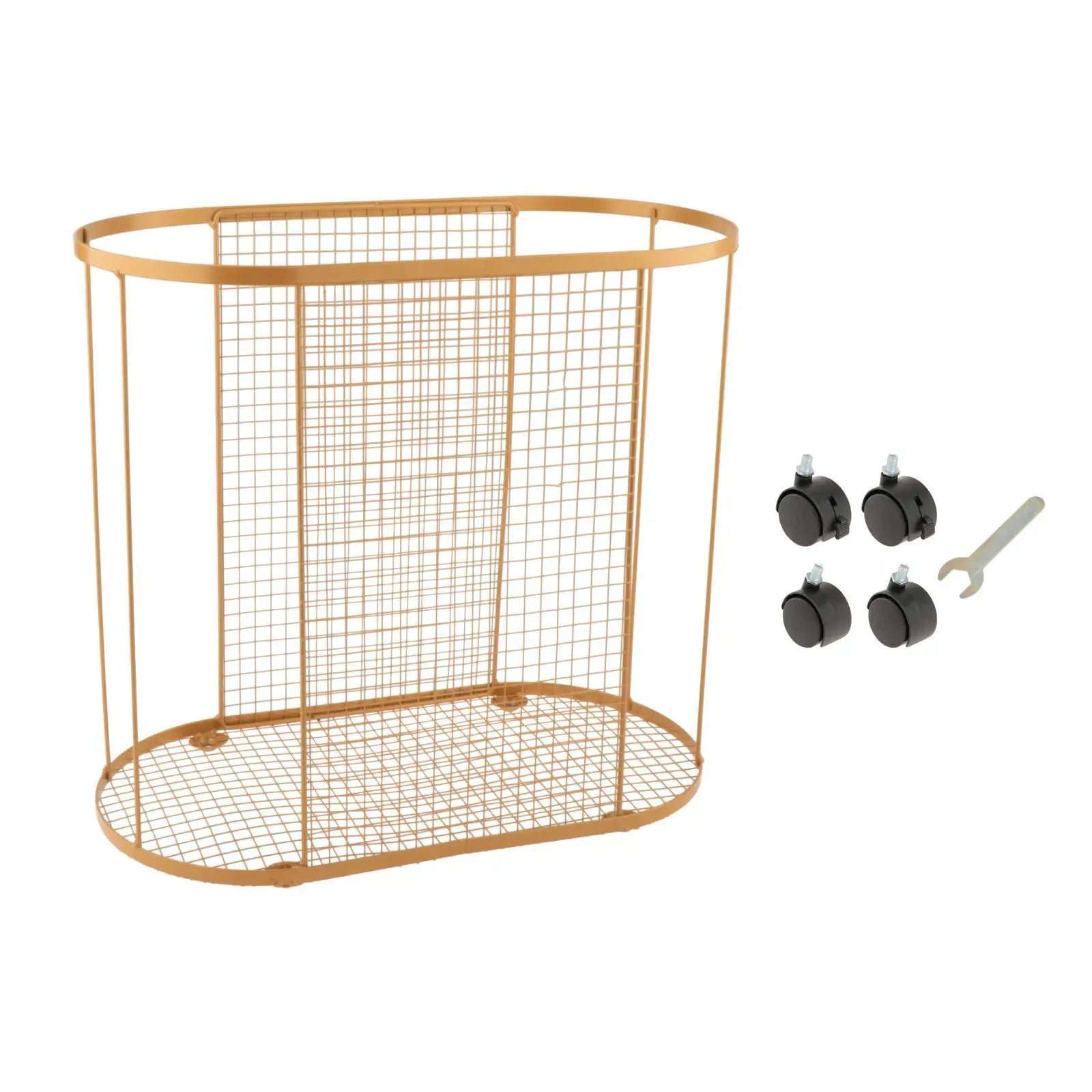 Yoga Mat Holder with Wheels Gym Equipment Storage Basket for Resistance Bands Dumbbell Yoga Blocks Kettlebells Foam Roller