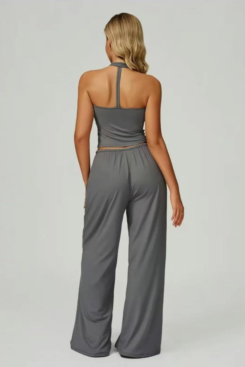 Women's Wide-Leg Tracksuit Set