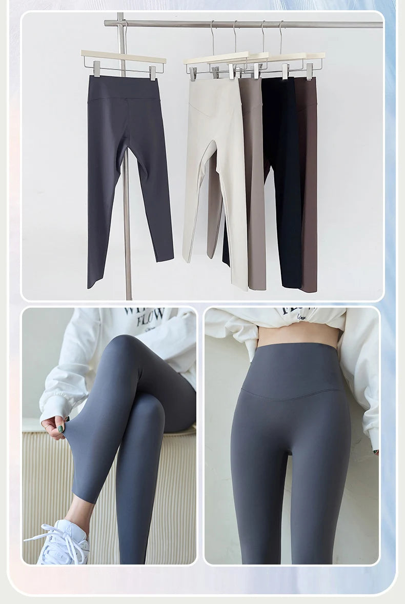 Women's High-Waist Sharkskin Leggings