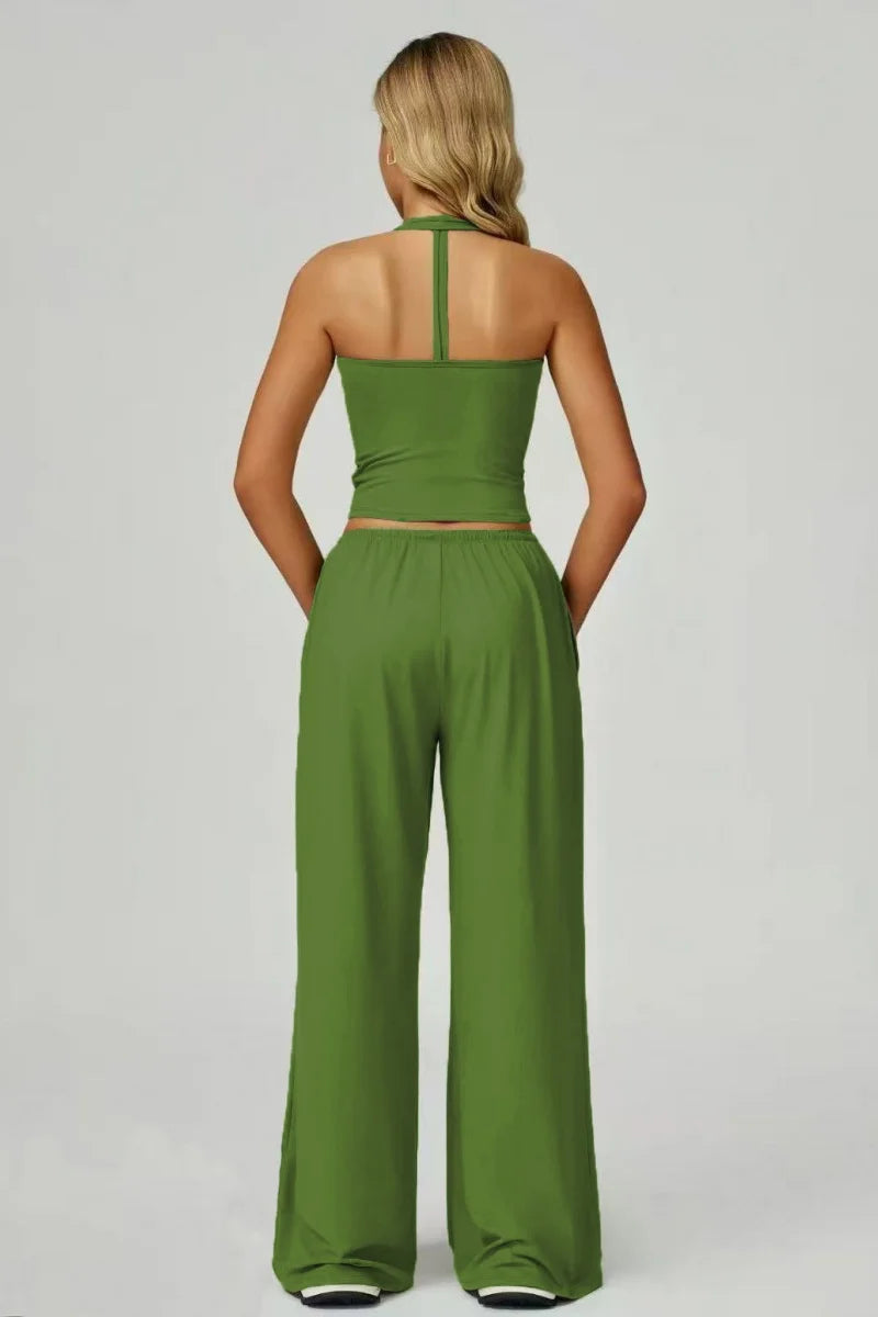 Women's Wide-Leg Tracksuit Set