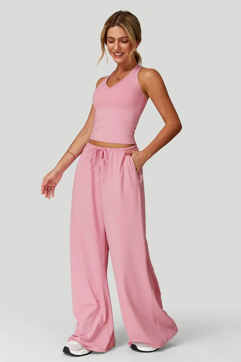 Women's Wide-Leg Tracksuit Set