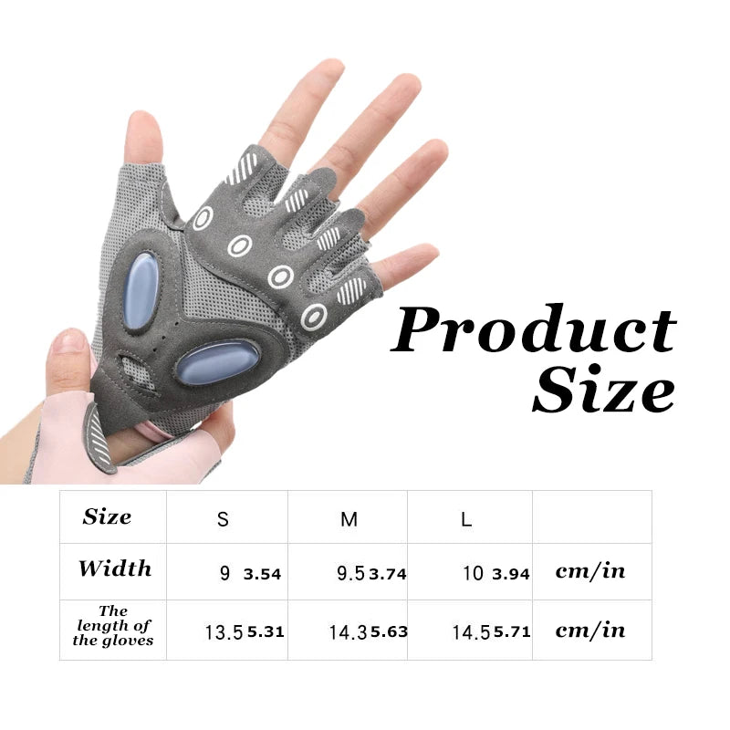 Fitness Gloves 1 Pair Non-Slip Soft Workout Gloves for Strength Training Body Workout Sports Outdoor Gym Exercise Cycling
