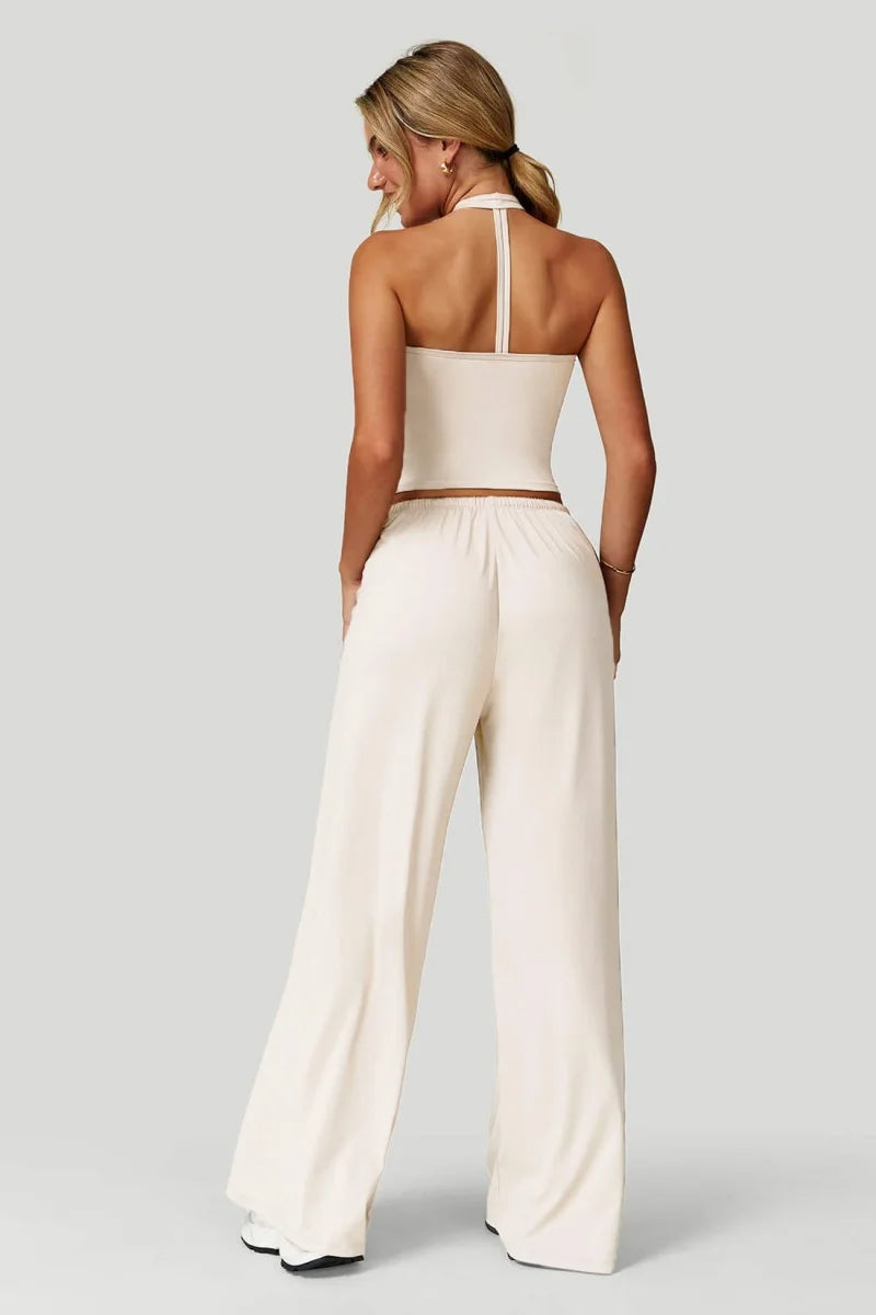 Women's Wide-Leg Tracksuit Set
