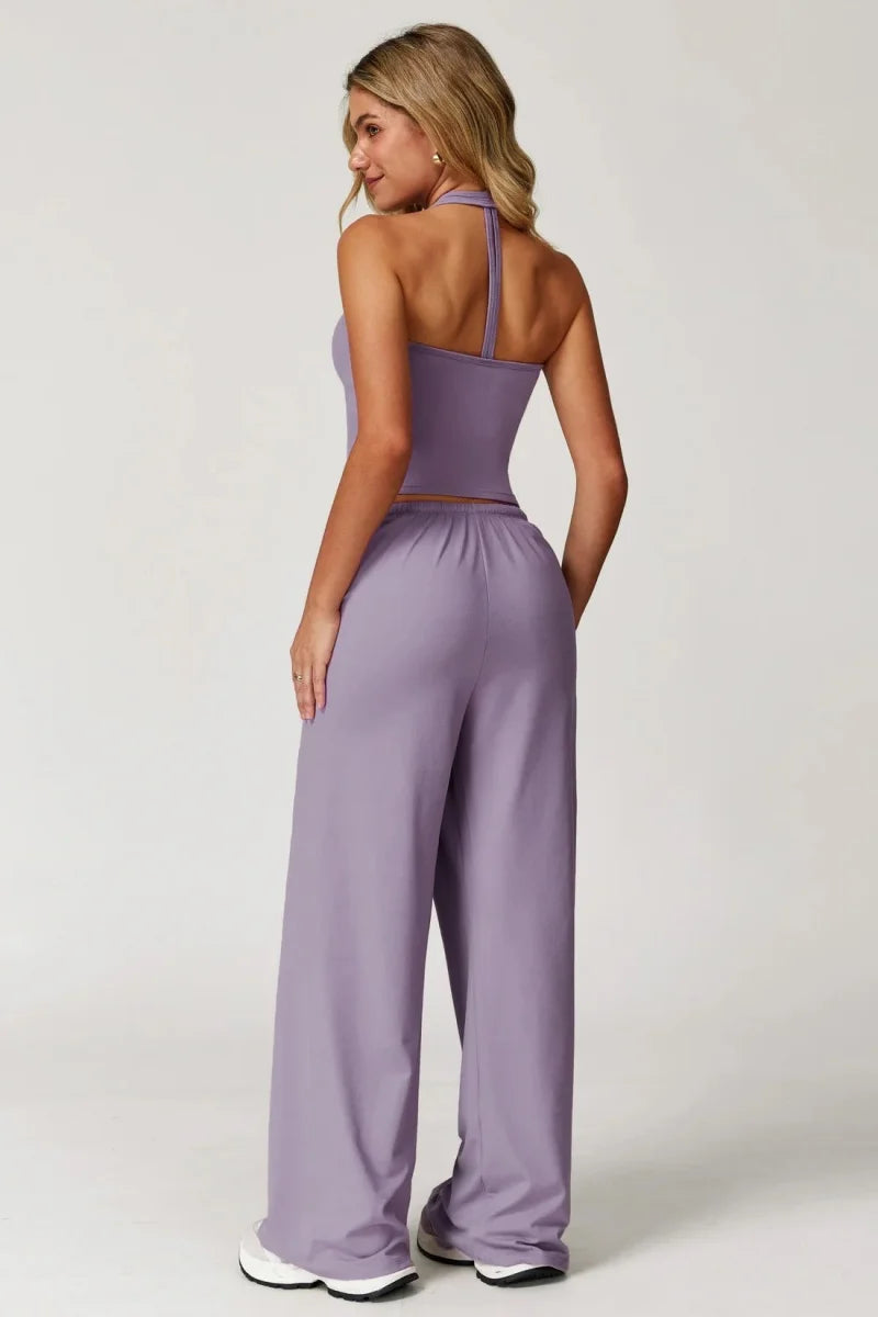 Women's Wide-Leg Tracksuit Set