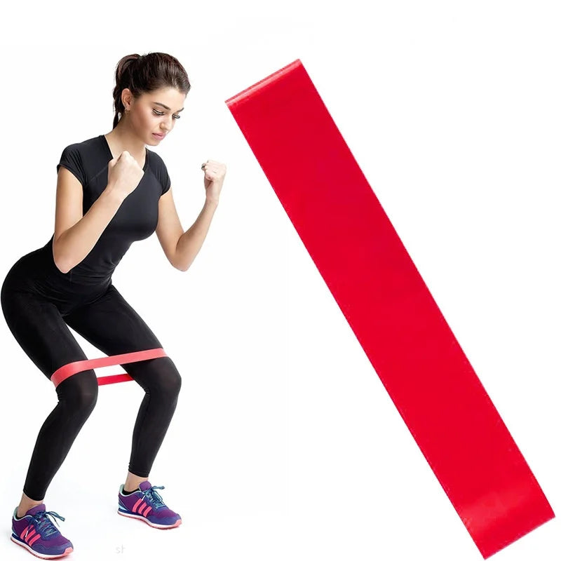 Various Color Yoga Sport Resistance Bands gym equipment TPE Home Fitness Elastic Bands Pilates strength training   workout
