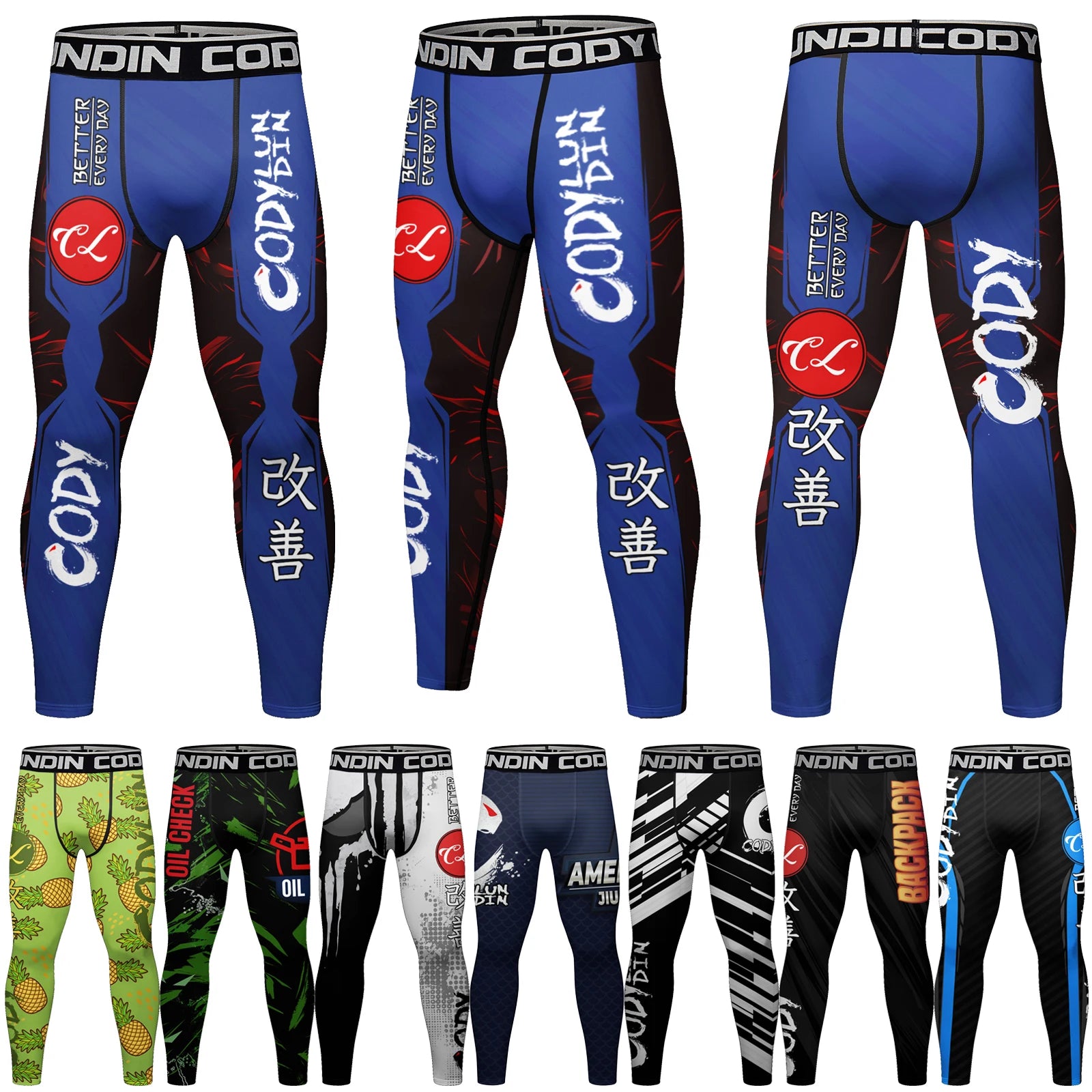 Sportswear Base Layer Camouflage Compression Running Tights Men Soccer Training Fitness Leggings Quick Dry Gym Jogging Wear