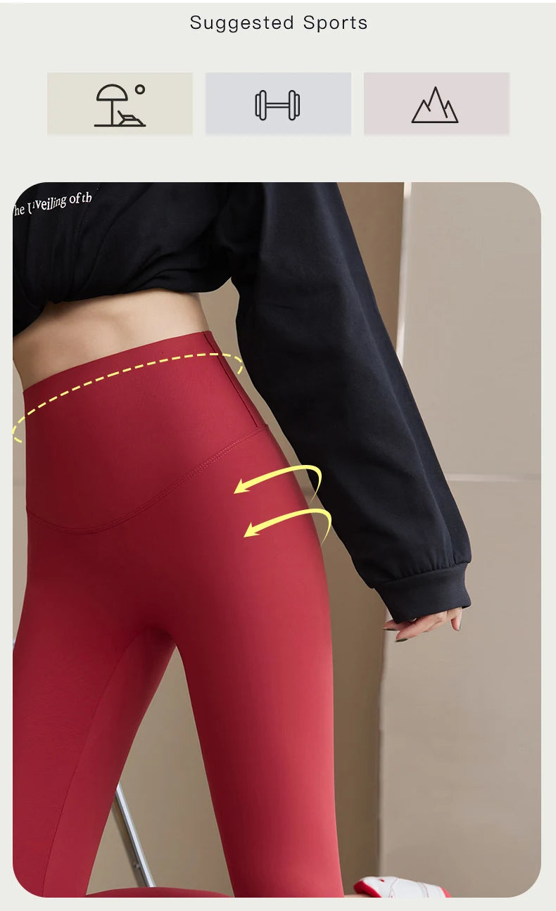 Women's High-Waist Sharkskin Leggings