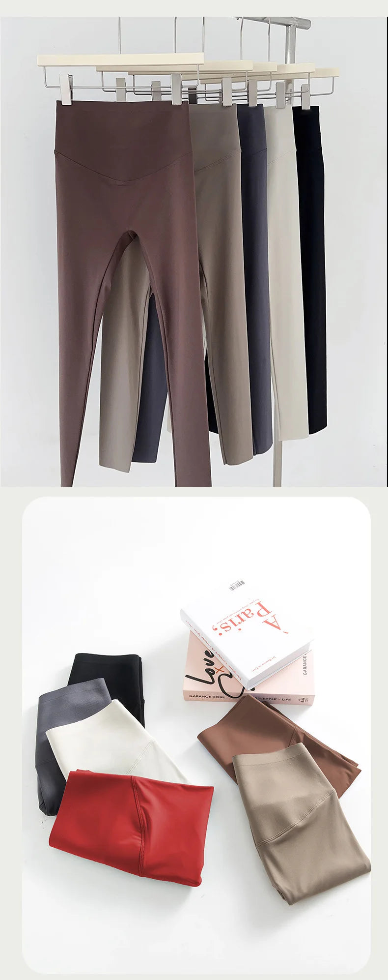 Women's High-Waist Sharkskin Leggings