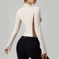 Women's Long Sleeve Zip-Up Workout Jacket