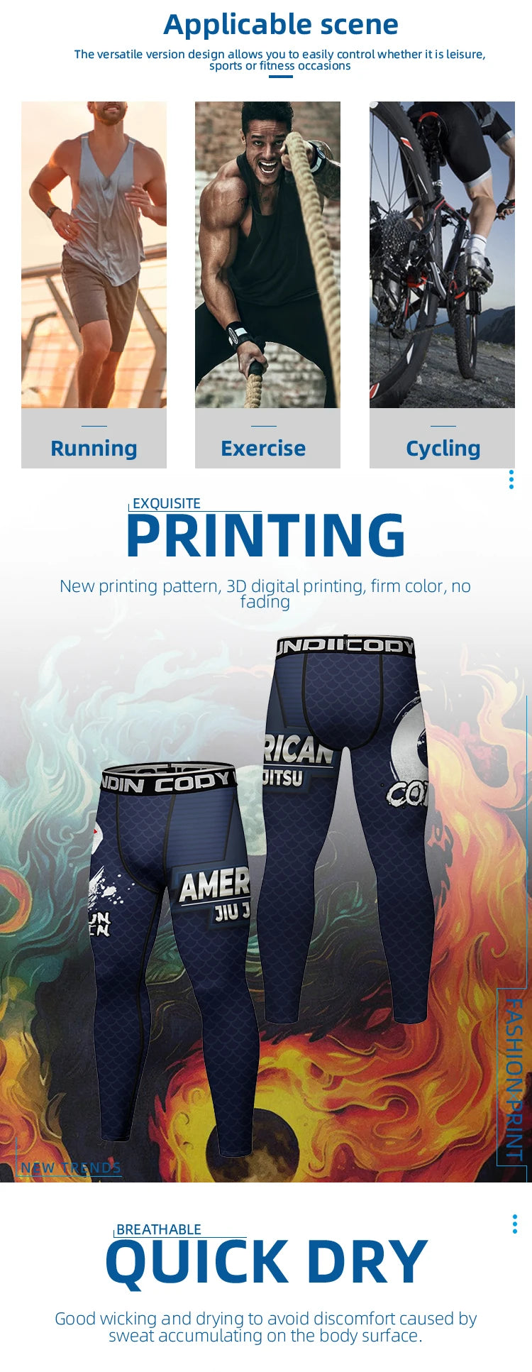 Sportswear Base Layer Camouflage Compression Running Tights Men Soccer Training Fitness Leggings Quick Dry Gym Jogging Wear