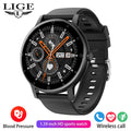 LIGE Bluetooth Call Smart Watch Men Outdoor Sports Fitness Watches Health Monitor Waterproof For Android IOS Smartwatch Women