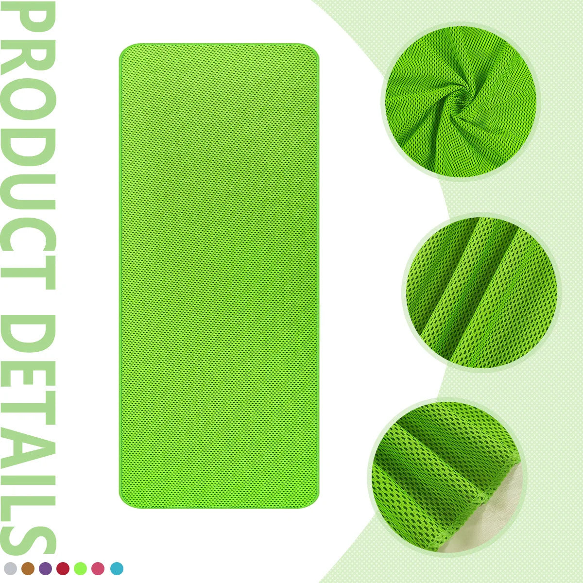 NEW Ice Silk Cooling Towel Fitness Fast-drying Towel Summer Ice Cooling Color Bag Independent Packaging Sports