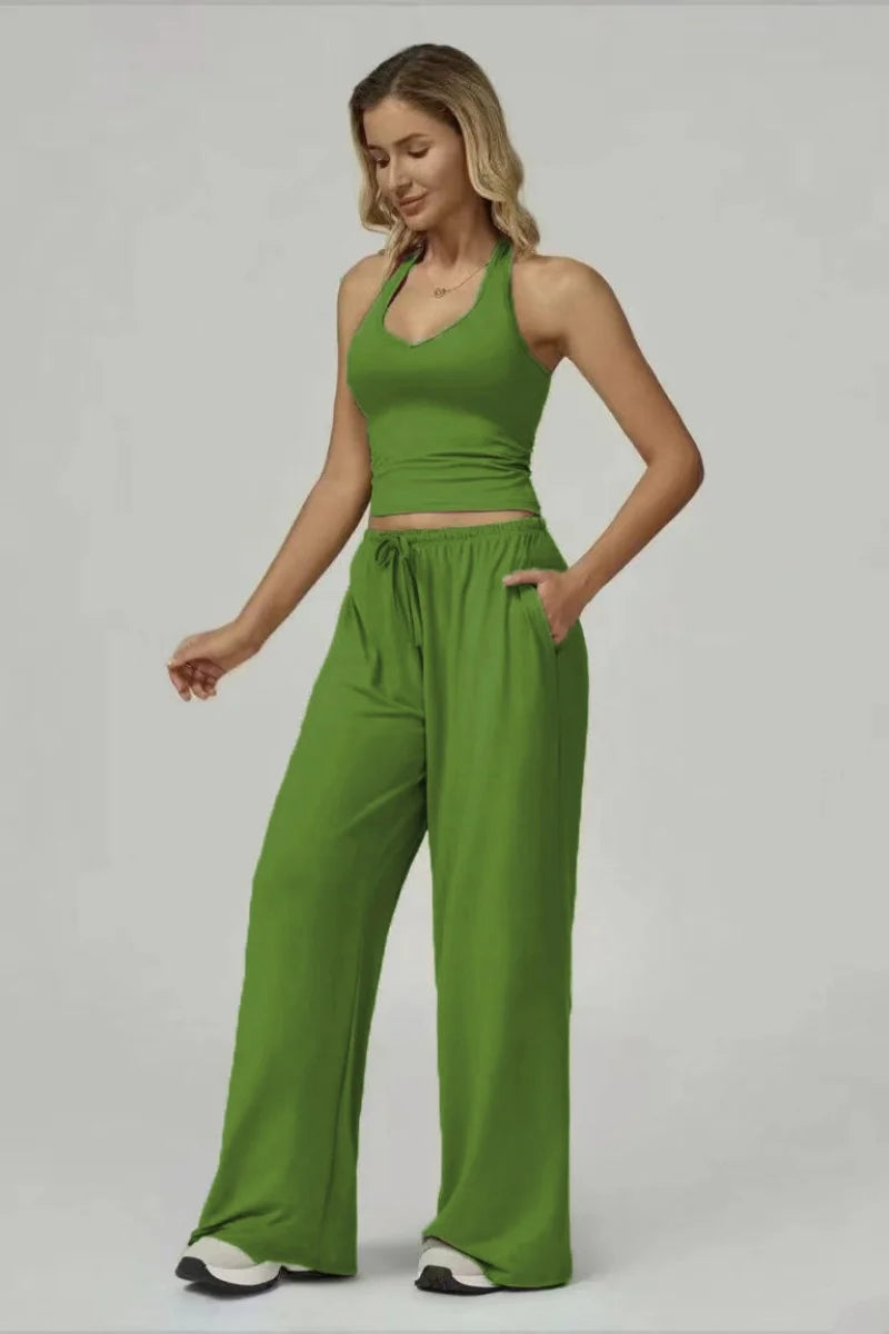 Women's Wide-Leg Tracksuit Set