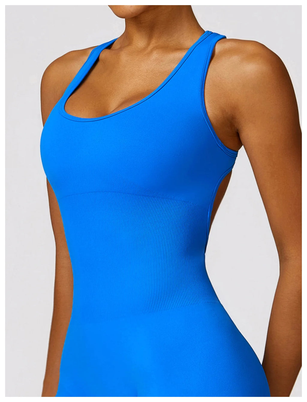 Seamless Gym Sport Short Jumpsuit Women Romper Hollow Backless Scrunch Sexy Monkeys One Piece Outfit Fitness Overalls Playsuit