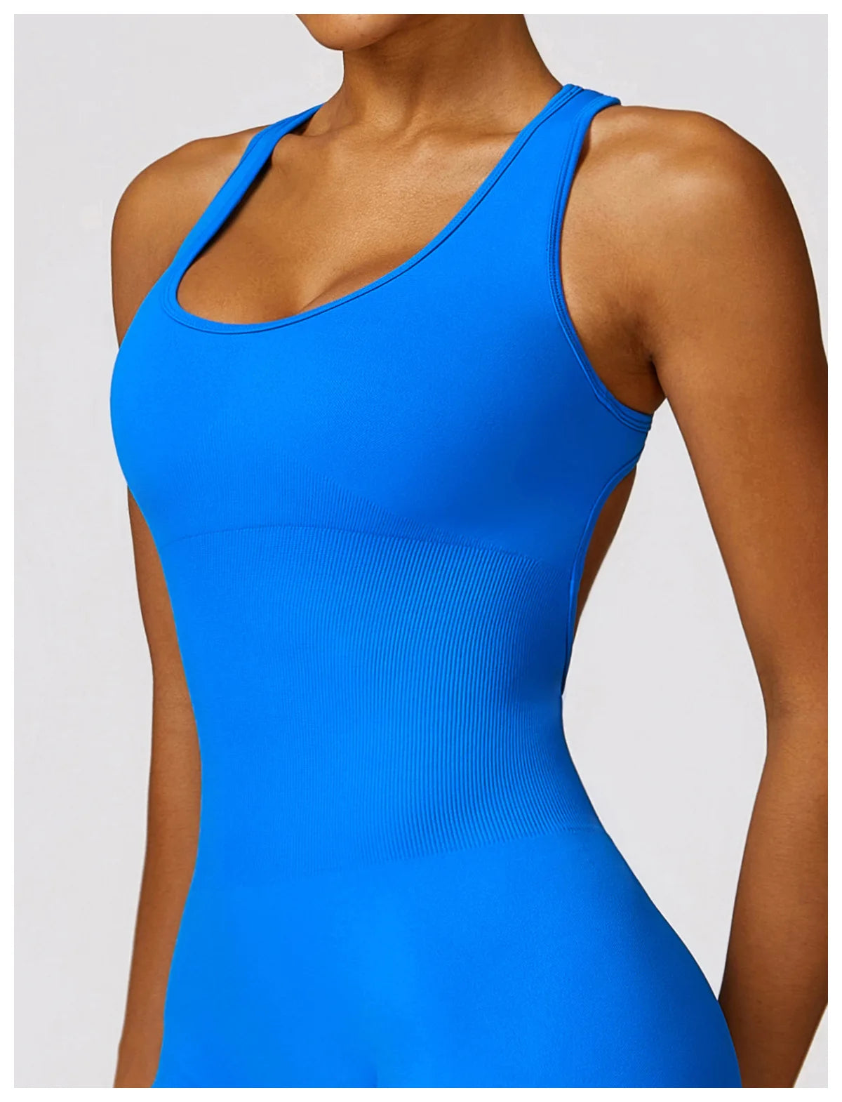Seamless Gym Sport Short Jumpsuit Women Romper Hollow Backless Scrunch Sexy Monkeys One Piece Outfit Fitness Overalls Playsuit