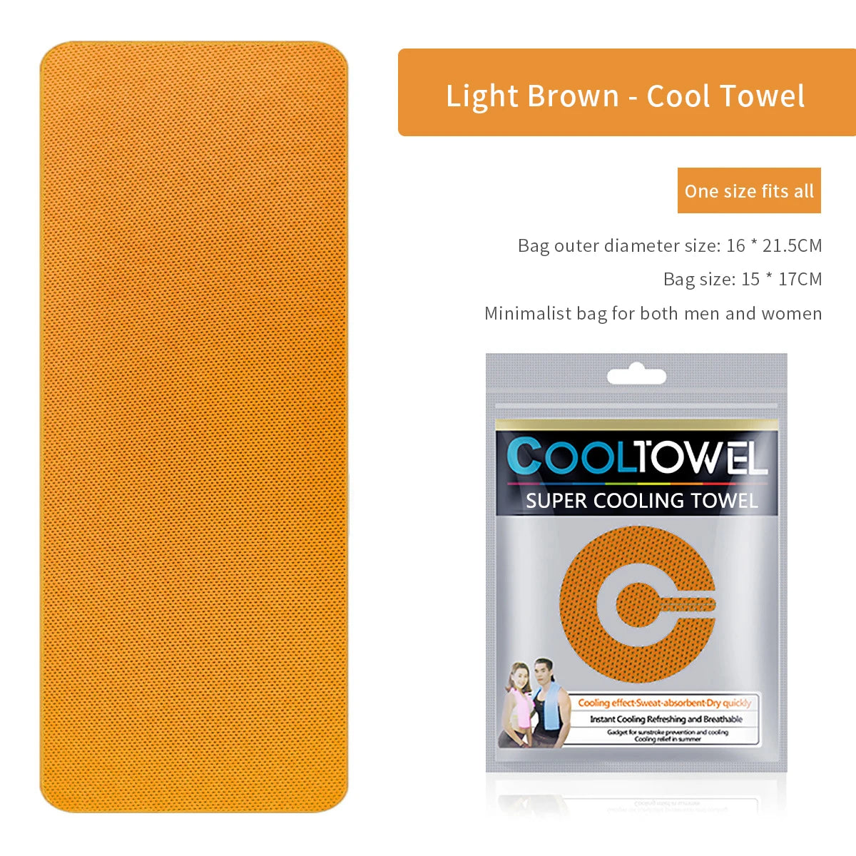 NEW Ice Silk Cooling Towel Fitness Fast-drying Towel Summer Ice Cooling Color Bag Independent Packaging Sports